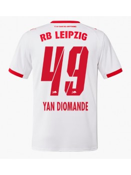 RB Leipzig Yan Diomande #49 Replika Hemmakläder 2025-26 Kortärmad